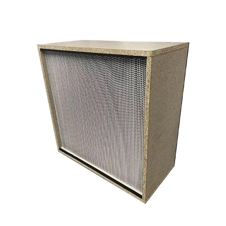 Wooden Chipboard Frame Deep Pleat Filter